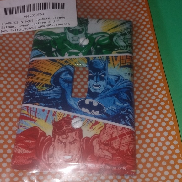 Graphics & more Other - Justice League switch plate, NEW!